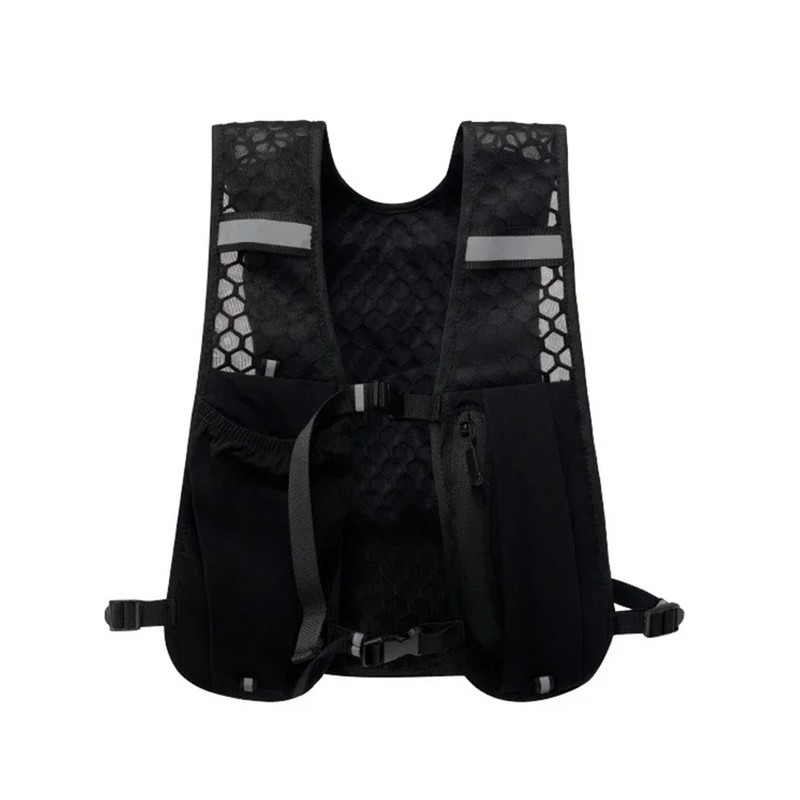 Reflective Running Hydration Vest for Sports – Lightweight Phone Storage