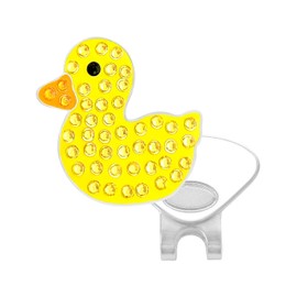 Navika Crystal Golf Ball Marker & Hat/Visor Clip -Rubber Ducky