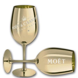 Moët & Chandon Moet & Chandon Imperial Champagne Real Glass Ibiza (Gold), 1 Glass