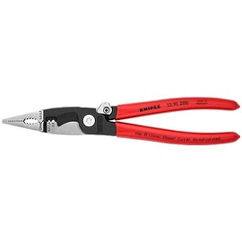 クニペックス KNIPEX 1391-200 エレクトロプライヤー オープンスプリング付 (SB)