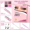 804 Kit Pestañas Maquillaje Diy Extension 9-18mm 30d 40d 50d