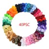 Ligas Para Cabello Scrunchies Y Satén 40 Colores