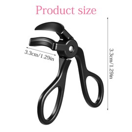 Eyelash Curlers with Silicone Pads,Cute Small Eye Lash Curler Fit All Eye Shape,Curved Eyelash Curlers No Pinching or Pulling,Curl Eyelashes & Lash Lift in Seconds