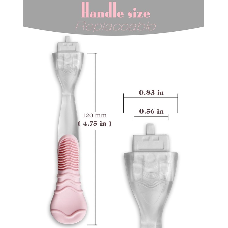 Replacement Razor Handle Compatible with Gillette Venus - Non-Slip Ergonomic