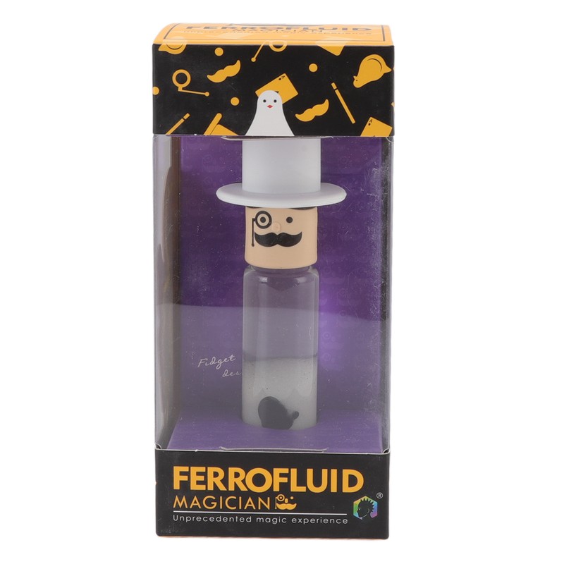 Ferrofluid Display Toy Magnetic Liquid Stress Relief Educational Cylindrical Ferrofluid