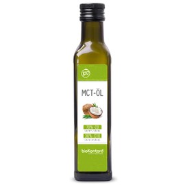 MCT Öl BIO 250ml aus 100% bio Kokosöl | 70% Caprylsäure C8 und 30% Caprinsäure C10 | rein mechanisch hergestellt - bioKontor