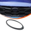 Unbranded Matte Black ABS Front Emblem Trim Ring For Subaru