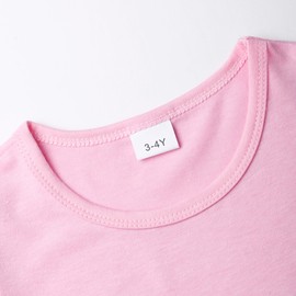 RETSUGO Girls Unicorn Tutu Dress Toddler Pink Rainbow Skirt Set Summer Birthday Party Outfits Kids flutter Sleeve Tulle Dresses 5t