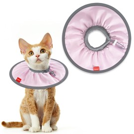 Agape Soft Cat Cone, Lightweight Recovery Collar for Cats to Stop Licking and Scratching After Surgery, Comfy Kitten Cone for Wound Care, Cute E Collar Alternative for Small, Medium, and Large Cats
