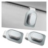 GAOLAOSY 2PCS Sunglasses Holders for Car Visor, Universal Auto Interior