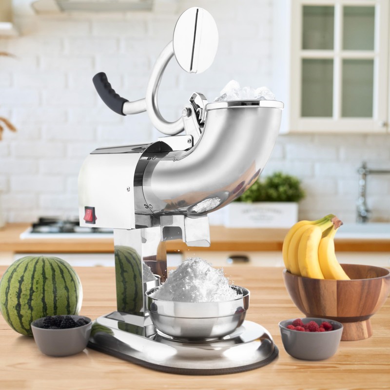 Snow Cone Machine - Ice Shaver with Powerful 250W Motor