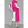 Pink Queen 2 Piece Sweater Dress Set for Women High