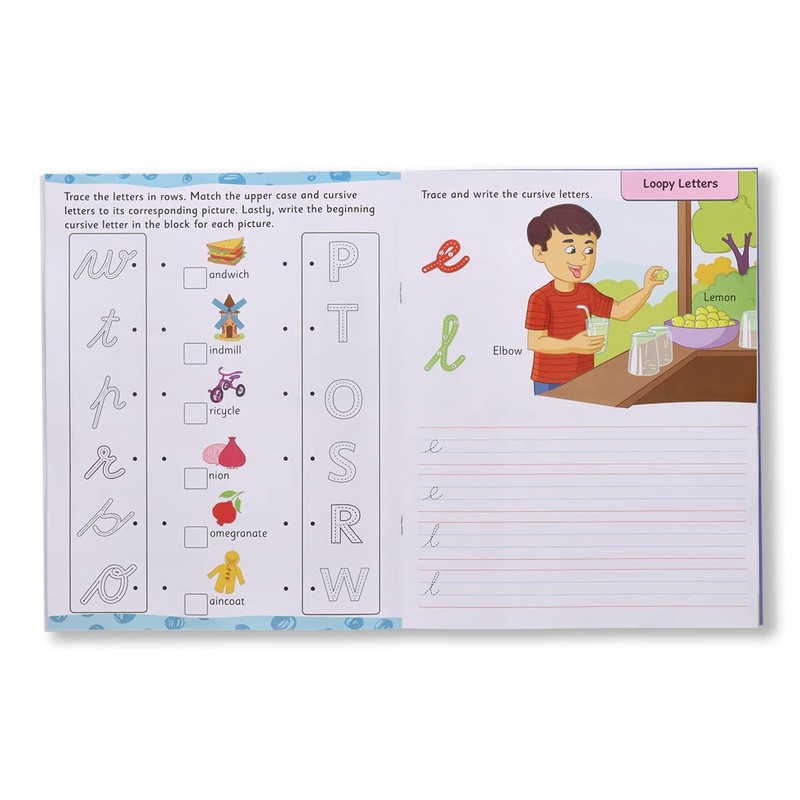 Navneet Wipe And Clean Book - Cursive Letters Level 3:Write