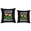 I Can't Weight To See My Keto Results Throw Pillow
