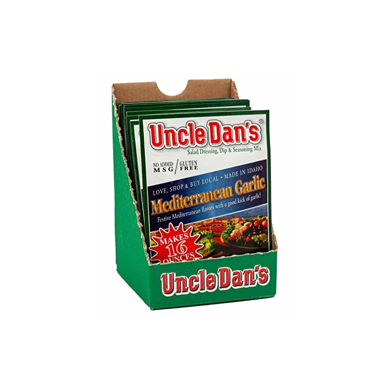 Uncle Dan's Mediterranean Garlic | Singles Case – 12 Count