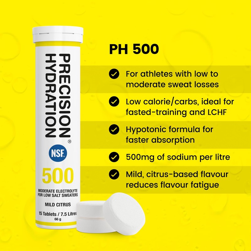 Precision Hydration Electrolyte Tablets - Multi Strength Effervescent Hydration Tablets