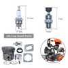Haishine 45mm Cylinder Piston Kit Fit Husqvarna 353 351 350
