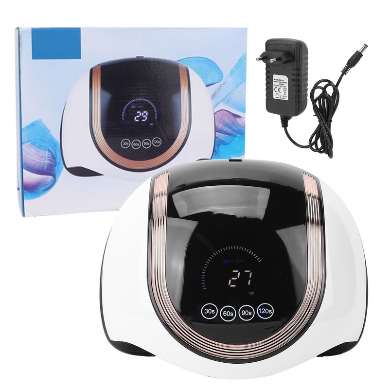 Home UV LED Nail Dryer 180W LCD Screen Gel Polish