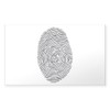 CafePress Fingerprint Rectangle Sticker Rectangle Bumper Sticker Car Decal