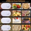 Boao Fondant Ribbon Cutter Wheel Roller Mold Dough Lattice Cutter