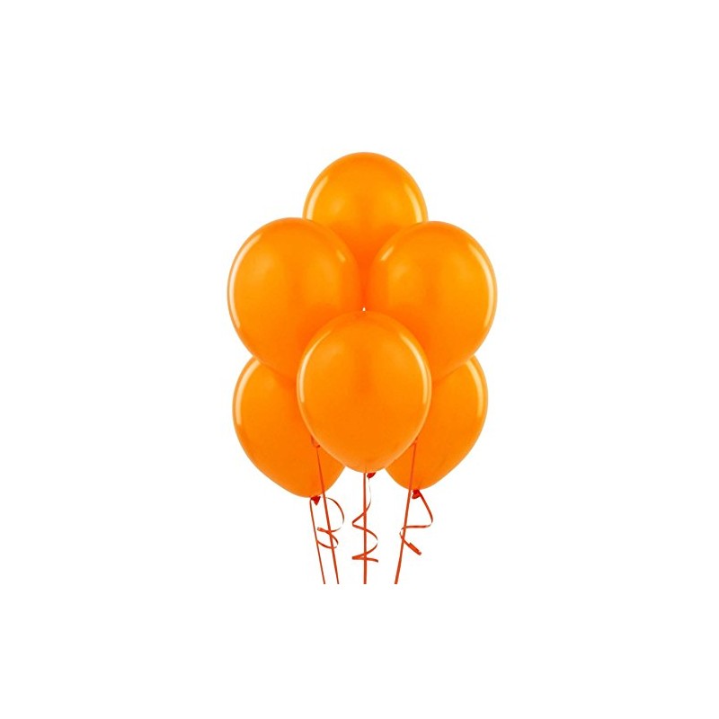 10pcs Plain 12" Orange Helium Quality Latex Balloons Birthday Wedding