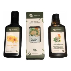 Dolores Musculares- Kit De Gel De Arnica , Pomada Y Tónico