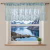 Lace Valances for Windows, Short Floral Lace Valance Curtains