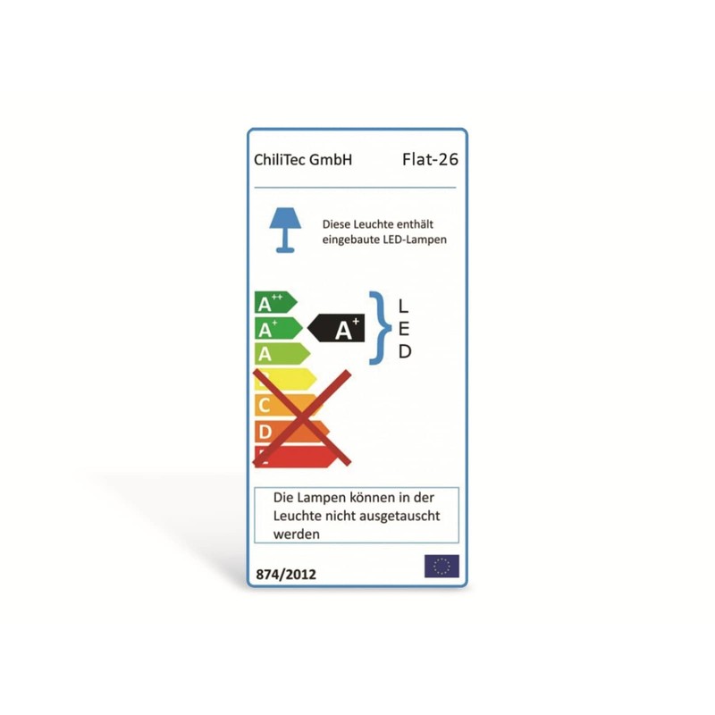 'LED Recessed Luminaire "Flat 26 Neutral 80x26 mm 4 W,
