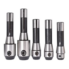 TINVHY 5-Pack R8 End Mill Holder Set Alloy Tool 1/4 3/8 1/2 5/8 3/4Inch Adapter Replacement for Bridgeport Type Milling Machines