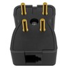 NECABLES 4 Prong Phone Jack Adapter Telephone Adapter Plug 4