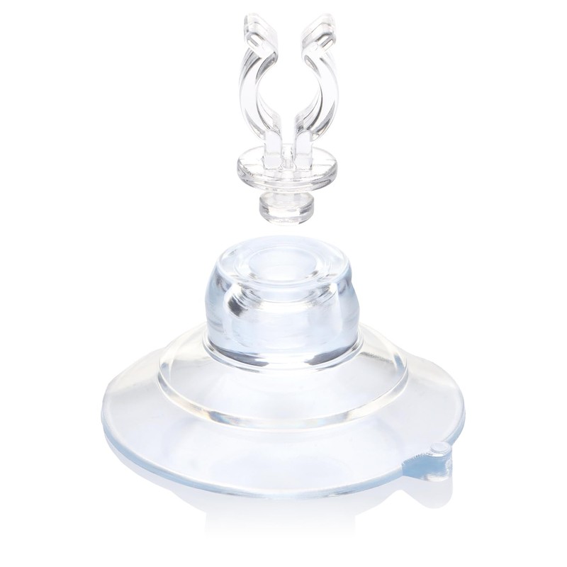 com-four® 20 x Suction Cups with Cable Slot - Diameter