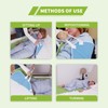 MILDPLUS Washable Bed Pads with 10 Sturdy Handles 40”×72” Extra