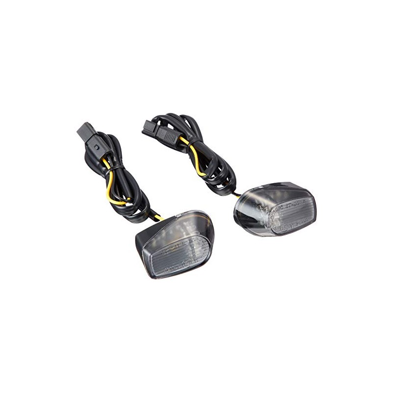 Kijima BM-01207 Motorcycle Parts Turn Signal Set, LED Smoke, Front,