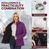 OAOA innovation Womens Heated Jacket with 10000mAh Battery Pack, Dual