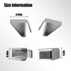 8 Pieces-Removable Metal Shelf Support Clips Inside Storage CabinetShelf Clip