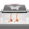 LMRSTOO Adjustable Motorcycle Tie-Down Rack forFull Size Pickups,Adjustable Width from