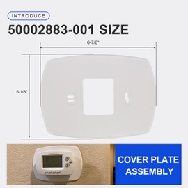 Laofudech 50002883-001 Upgraded Thermostat Wall Plate Coverplate for Honeywell Home Thermostat Coverplate Fits Honeywell RTH6580WF1001 PRO 3000/4000 FocusPRO 5000/6000 VisionPRO 7000