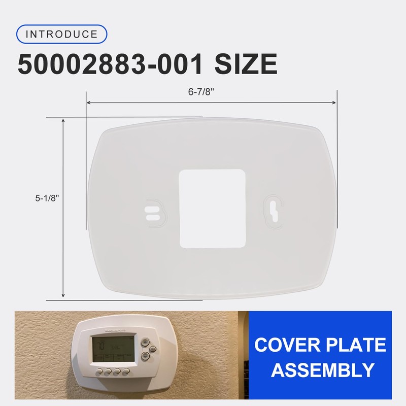 Laofudech 50002883-001 Upgraded Thermostat Wall Plate Coverplate for Honeywell Home
