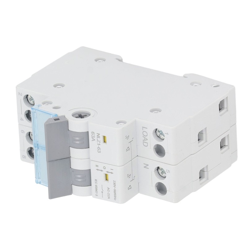 230VAC 63A Dual Power Manual Transfer Switch 35mm DIN Rail