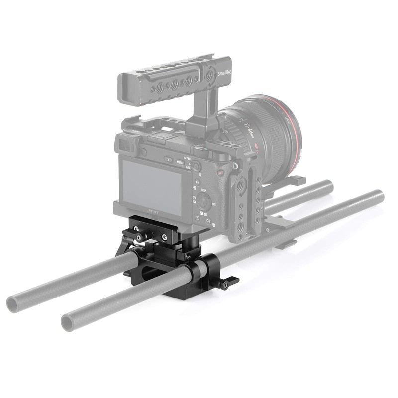 SmallRig 15mm Rod Support System Baseplate with Arca-Swiss QR Plate