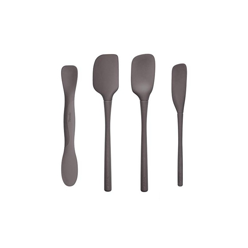 Tovolo Juego de herramientas completamente de silicona, Carbón - Juego