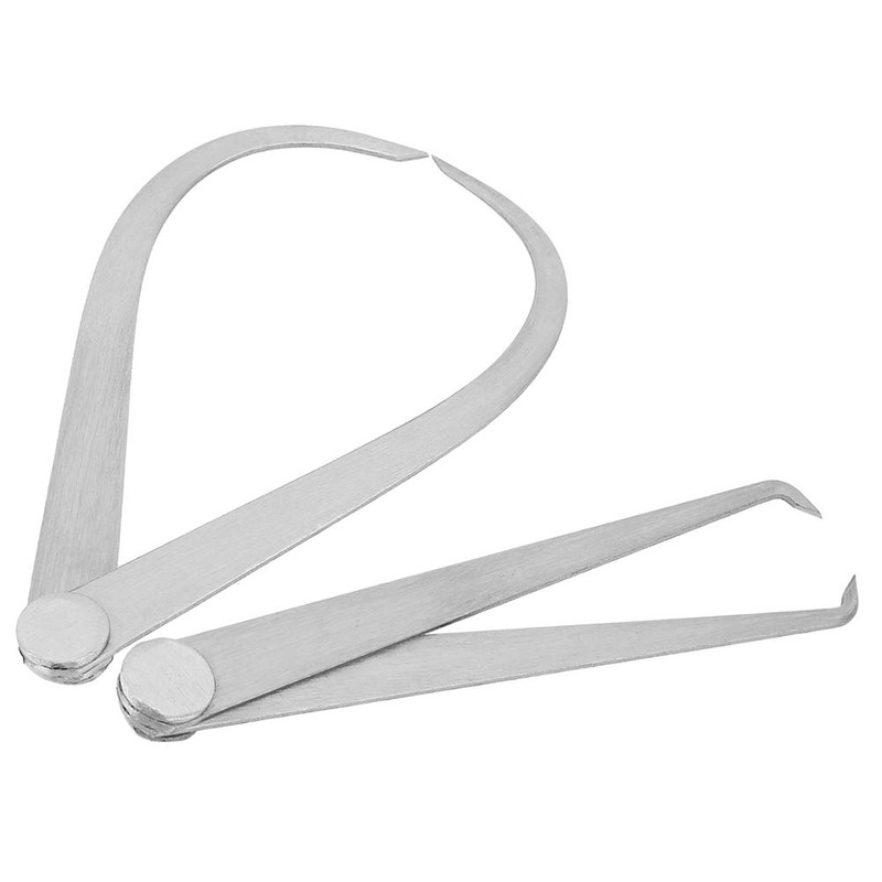 2Pcs 6 inch Inside Outside Calipers Stainless Steel Joint Combination