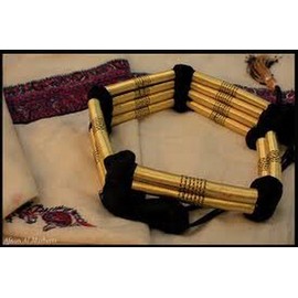 Al Hobish King Oqal Igal Agal Eqal Egal Arabian Headwear Shemag Saudi Headband Black Scarf Cord (gold with black)