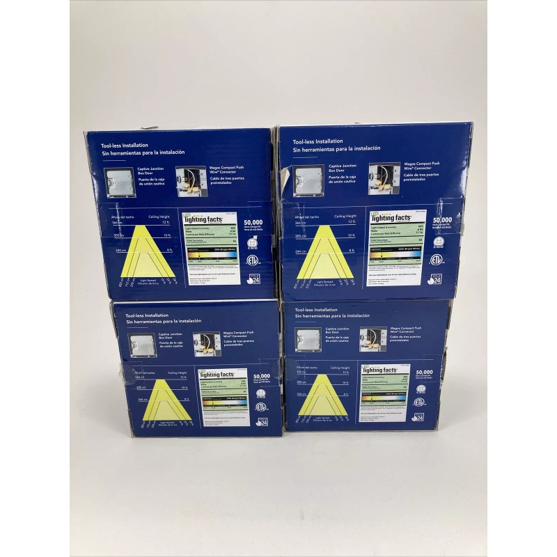 Lithonia Lighting 4 " White Recessed Integrated Baffle LED Light