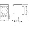 Siemens 5TE6800 SCHUKO Socket 16A According to DIN VDE 0620