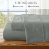 OnlySet 3Pcs Organic Linen Duvet Cover Queen Size, 100% French