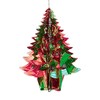 Foil Ceiling Decorations Green/Red Christmas 2 Tone - Set 2