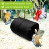 PINVNBY 4 Pack Betta Fish Hideout Black Betta Tunnel with