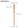 sourcing map 10pcs 200-230 Grits Diamond Grinding Bit 2.3mm Cylinder