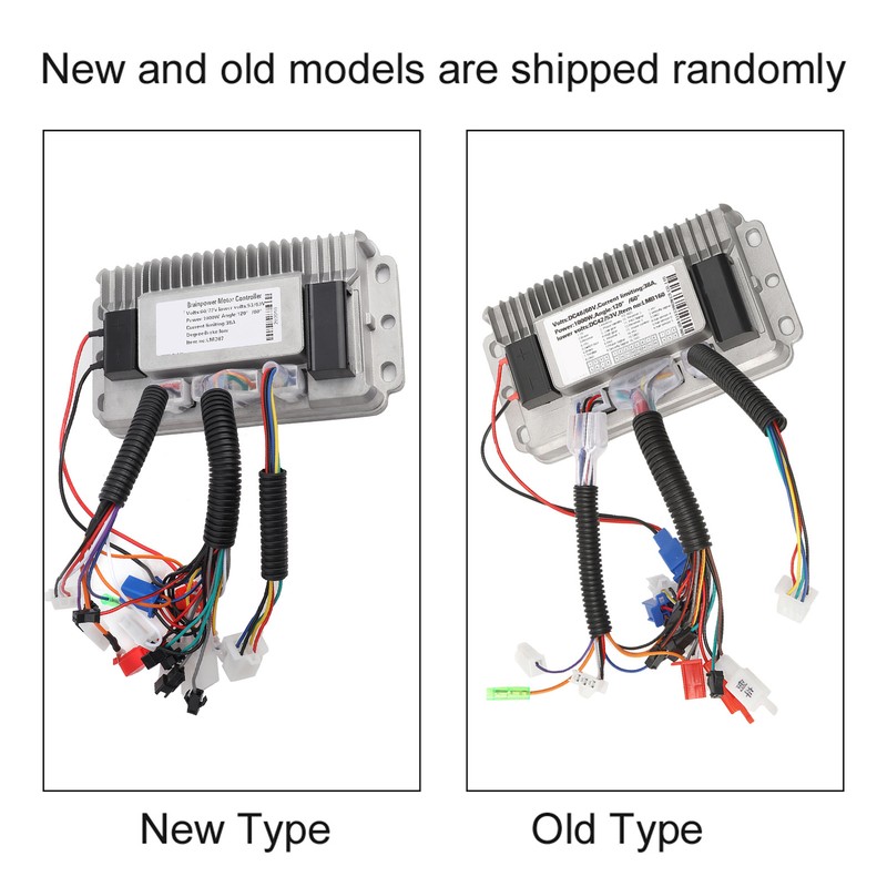 1000W Brushless Controller Sine Waves 60V-72V Universal 3 Mode Cast